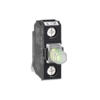XB4FA11 – Harmony XB4, Push button flush mounted, metal, white, Ø30, spring return, unmarked, 1 NO Schneider Electric