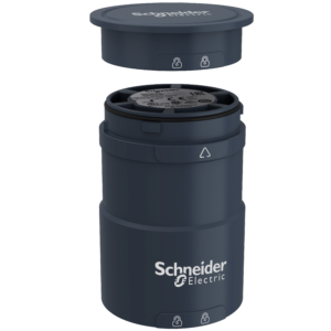 XESD1281 – Harmony XAC, Double contact block, spring return, front mounting, 2- speed C/O + N/O staggered Schneider Electric