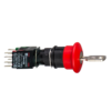XB7NH35 – Push button, Harmony XB7, green flush pushbutton Ø22 mm, push to release 1N0+1NC screw clamp terminals Schneider Electric
