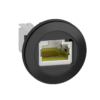 ZB5FD59 – Head for selector switch, Harmony XB5, flush mounted black knurled knob 3 pos return center Schneider Electric
