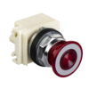 ZB4FK1533 – Head for illuminated selector switch, Harmony XB4, flush mounted green illum 3 position return center Schneider Electric