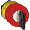 ZB4BK1353 – Harmony XB4, Illuminated selector switch head, metal, orange, Ø22, integral LED, 3 positions, stay put Schneider Electric