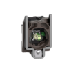 XB6CW1B1B – Complete illuminated push button, Harmony XB6, white square flush illum pushbutton Ø 16 spring return 1 NO 12…24 V Schneider Electric