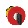 ZB4BW563 – Harmony XB4, Illuminated push button head, metal, flush, blue, Ø22, spring return, plain lens integral LED, clear boot Schneider Electric