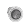 ZB4BA432 – Harmony XB4, Push button head, metal, flush, red, Ø22, spring return, marked O Schneider Electric