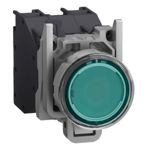 XACB9112 – Harmony XAC, Push button head, plastic, black, booted, operating travel 4 mm, -25…+ 70 °C Schneider Electric