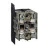 XB4BA3341 – Harmony XB4, Push button, metal, flush, white, Ø22, spring return, marked UP ARROW, 1 NO Schneider Electric