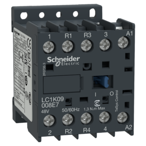 LC1K09004P7 – TeSys K contactor – 4P (4 NO) – AC-1 <= 440 V 20 A – 230 V AC coil Schneider Electric