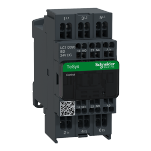 LP5K0910BW3 – TeSys K reversing contactor – 3P – AC-3 <= 440 V 9 A – 1 NO – 24 V DC coil Schneider Electric