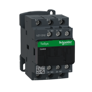 LC1D12BL – TeSys D contactor, 3P(3 NO), AC-3, <= 440 V 12 A, 24 VDC coil Schneider Electric