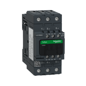 LC1D65AF7 – TeSys D contactor, 3P(3 NO), AC-3, <= 440 V 65 A, 110 VAC 50/60 Hz coil Schneider Electric