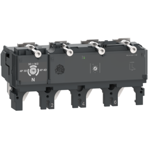 C6341M500 – trip unit MicroLogic 1.3 M for ComPacT NSX 630 circuit breakers, electronic, rating 500 A, 4 poles 3d Schneider Electric