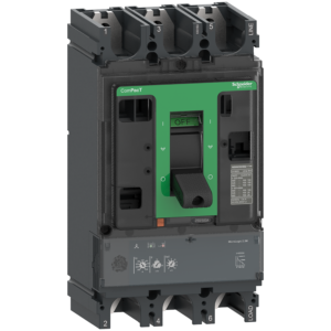 C63V32D630 – Circuit breaker ComPacT NSX630HB1, 75kA at 690VAC, MicroLogic 2.3 trip unit, 630A, 3 poles 3d Schneider Electric