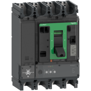 C40W42D250 – Circuit breaker ComPacT NSX400HB2, 100kA at 690VAC, MicroLogic 2.3 trip unit 250A, 4 poles 4d Schneider Electric