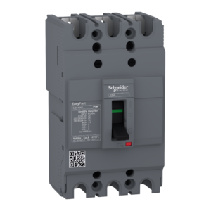 EZC100F3080 – Circuit Breaker Easypact, EZC100F, TMD, 80 A, 3 poles 3d Schneider Electric