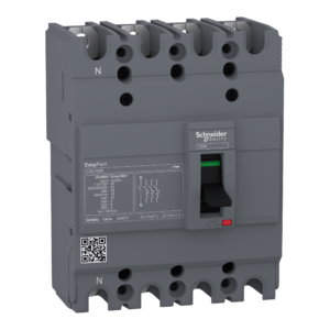 EZC100N3100 – Circuit Breaker Easypact, EZC100N, TMD, 100 A, 3 poles 3d Schneider Electric