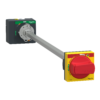 LV426933 – extended rotary handle, ComPact NSXm, red handle on yellow front, shaft length 200 to 600 mm, IP54 Schneider Electric