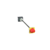 LV426933T – extended rotary handle, ComPacT NSXm, red handle on yellow front, shaft length 200 to 600 mm, IP54 Schneider Electric