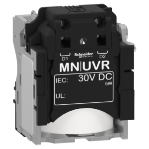 LV429410 – MN undervoltage release, ComPacT NSX, rated voltage 24 VDC, screwless spring terminal connections Schneider Electric