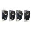 LV432481 – aluminium bare cable connectors, ComPact NSX, EasyPact CVS, for 2 cables 35 mm² to 240 mm², 630 A, set of 3 parts Schneider Electric