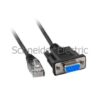 XBTZ9008 – RS485 cable for Shneider Electric PLC M200/M221/M241/M251/M340, HMI Sub-D9 to PLC RJ45 Schneider Electric