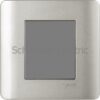 E8430X_SA – 1 Gang Blank Plate, Silver Satin Schneider Electric