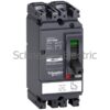 LV438603 – circuit breaker ComPact NSX100M AC/DC, 25 kA at 415 VAC, TMD trip unit 20 A, 2 poles 2d Schneider Electric
