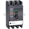 LV433602 – circuit breaker ComPact NSX400R, 200 kA at 415 VAC, MicroLogic 2.3 trip unit 400 A, 3 poles 3d Schneider Electric