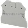 NSYTRAC22 – END COVER, 2PTS, 2,2MM WIDTH, FOR SCREW TERMINALS NSY TRV22,TRV42,TRV Schneider Electric