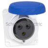 PKF32F723 – PratiKa socket – screw – angled – 32A – 2P + E – 200…250 V AC – panel Schneider Electric
