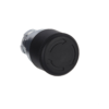 Push button mushroom head black