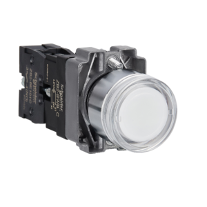 Illuminated push button white AC/DC 24 V