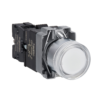 Illuminated push button white AC 220 V