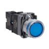 Illuminated push button blue AC 220 V