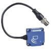 XGCS4901201 – Compact smart antenna, Radio frequency identification XG, RFID 13.56 MHz, flat form 40x40x15, M12, cable 0.2 m Telemecanique Sensors