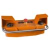 XY2SB72 – Preventa XY2 SB, Two-hand control station, orange, 2 push buttons 1 NO + 1 NC, 1 emergency stop push button 2 NC, pre-wired terminal block Schneider Electric