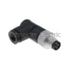 XZCC12MCM50B – Male, M12, 5 pin, elbowed connector, cable gland Pg 7 Telemecanique Sensors