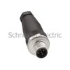 XZCC12MDM50B – Male, M12, 5 pin, straight connector, cable gland Pg 7 Telemecanique Sensors