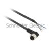 XZCP1041L2 – Pre wired connectors XZ, elbowed female, M8, 4 pins, cable PUR 2 m Telemecanique Sensors
