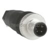XZCC12MDM40B – Male, M12, 4 pin, straight connector, cable gland Pg 7 Telemecanique Sensors