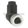 XZCC12FCM40B – Female, M12, 4 pin, elbowed connector, cable gland Pg 7 Telemecanique Sensors