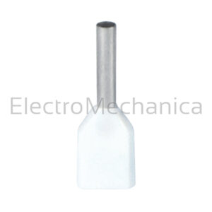 5613 2×0.5mm2 WHT INS FERRULE (100) EM