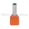 5816 2×2.5mm2 GRY INS FERRULE (100) EM