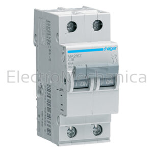 2A 2P 6kA C-CURVE MCB MA202Z