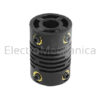 FLEXIBLE ENCODER COUPLING PLASTIC HJ-6X6