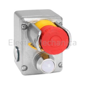 232023A SS ESTOP 2LED 24VDC W/SHROUD IP69 EM