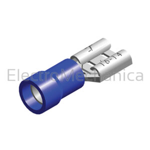 FEMALE P/ON BLUE 6.4mm (100) F2-6.4VD