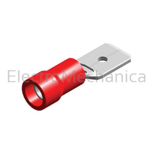 MALE PUSH-ON RED 2.8mm (100) M1-2.8V/5