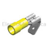 PIGGYBACK PUSH-ON YEL 6.4mm (100) PB5-6.4V