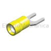 4-6mm2 x5mm FORK LUG YEL (100) S5-5V